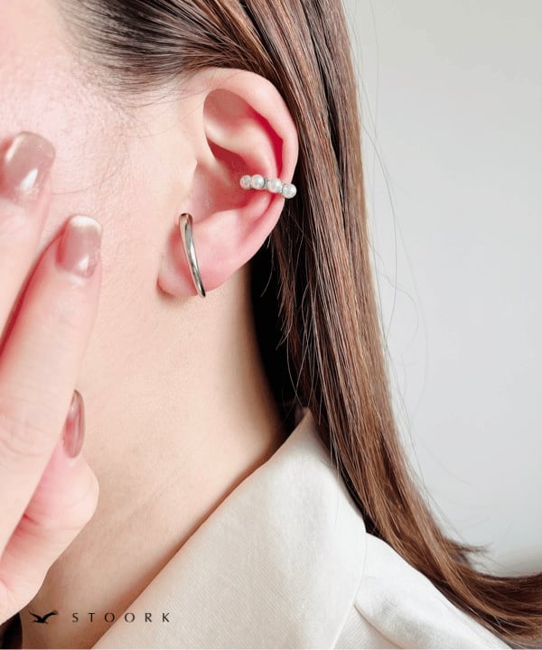 【再入荷】Mode Pearl Ear Cuff - stoork