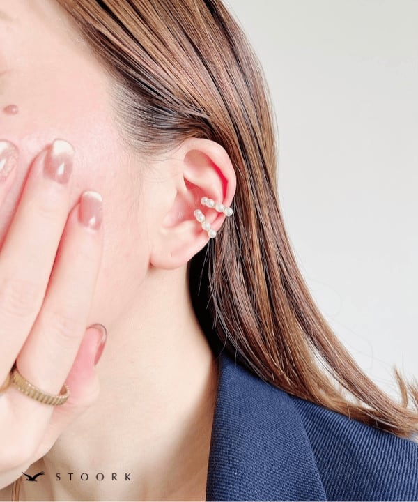 【再入荷】Mode Pearl Ear Cuff - stoork