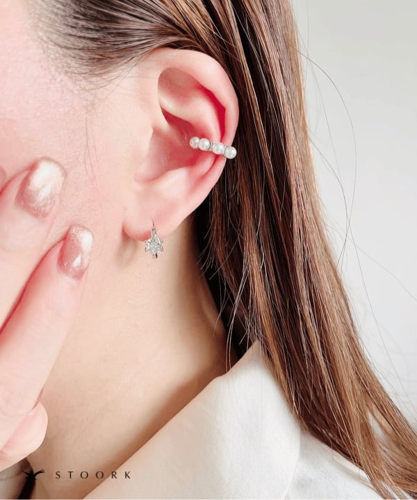 【再入荷】Mode Pearl Ear Cuff - stoork