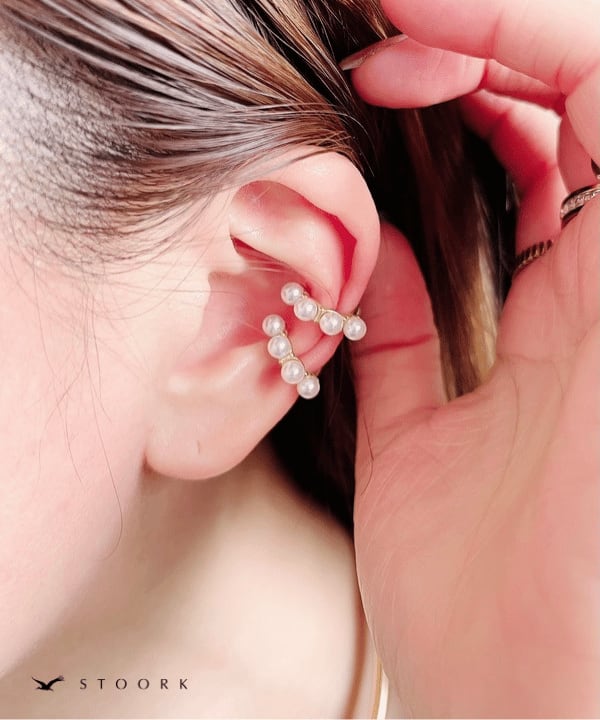 【再入荷】Mode Pearl Ear Cuff - stoork