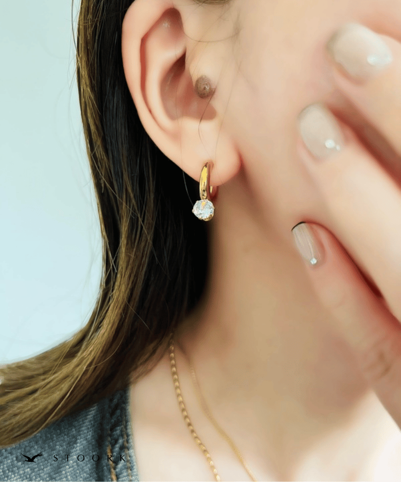 One Stone Hoop Pierce - stoork