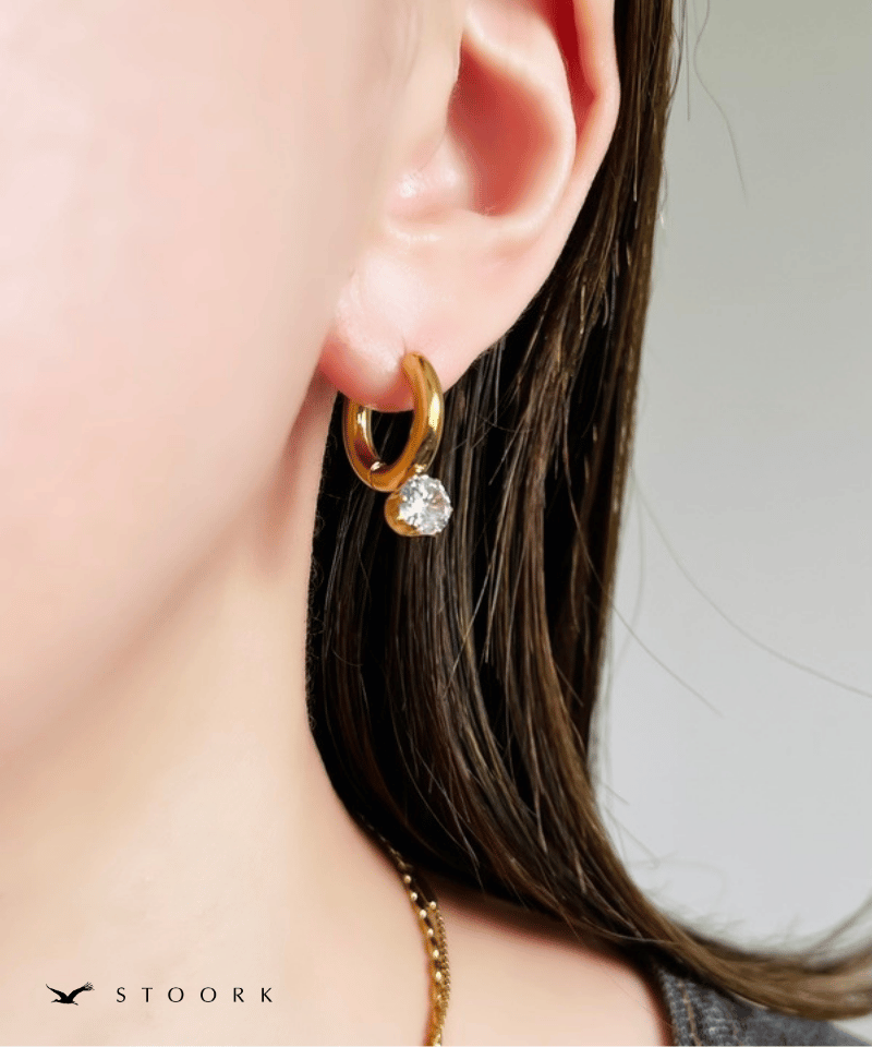 One Stone Hoop Pierce - stoork
