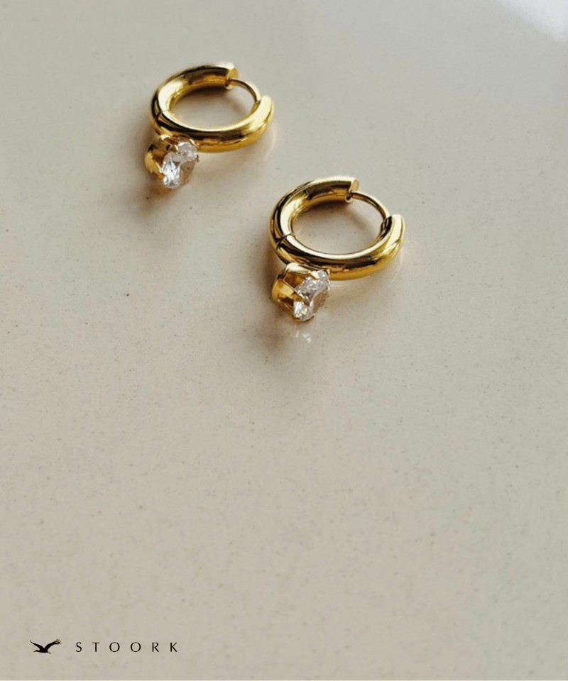 One Stone Hoop Pierce - stoork