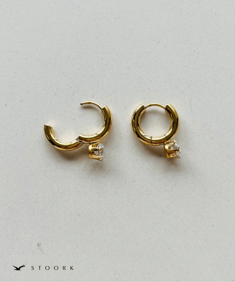One Stone Hoop Pierce - stoork
