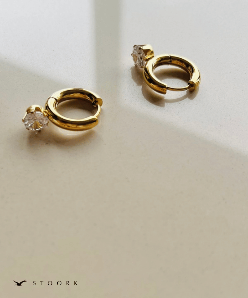 One Stone Hoop Pierce - stoork