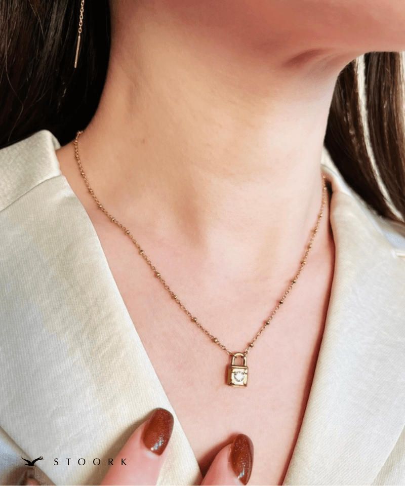 Padlock Top Necklace - stoork