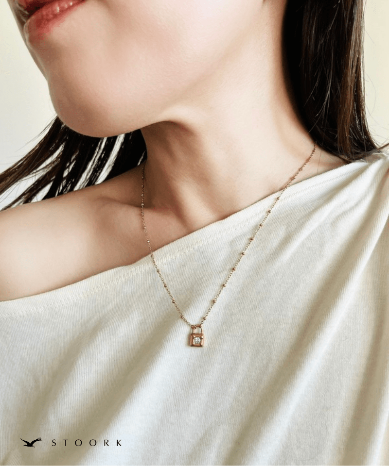 Padlock Top Necklace - stoork