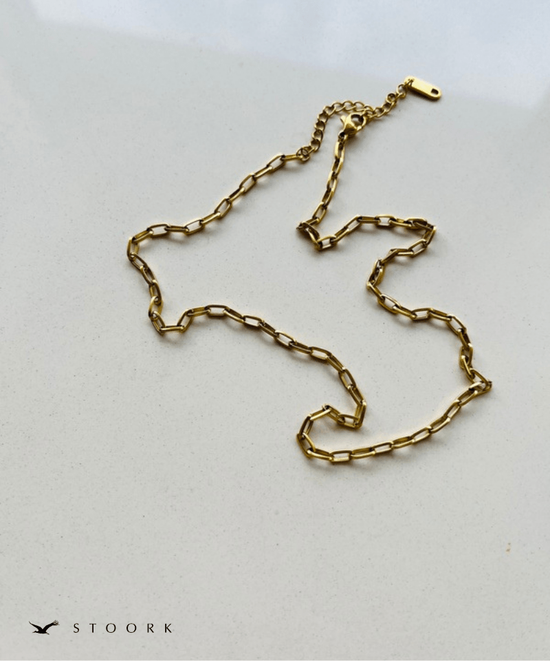 Paper Clip Chain Necklace - stoork