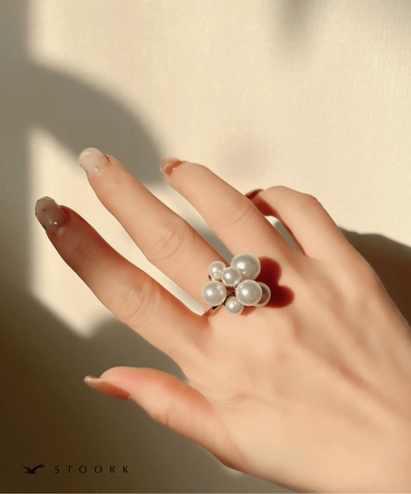 Pearl Bubble Ring - stoork