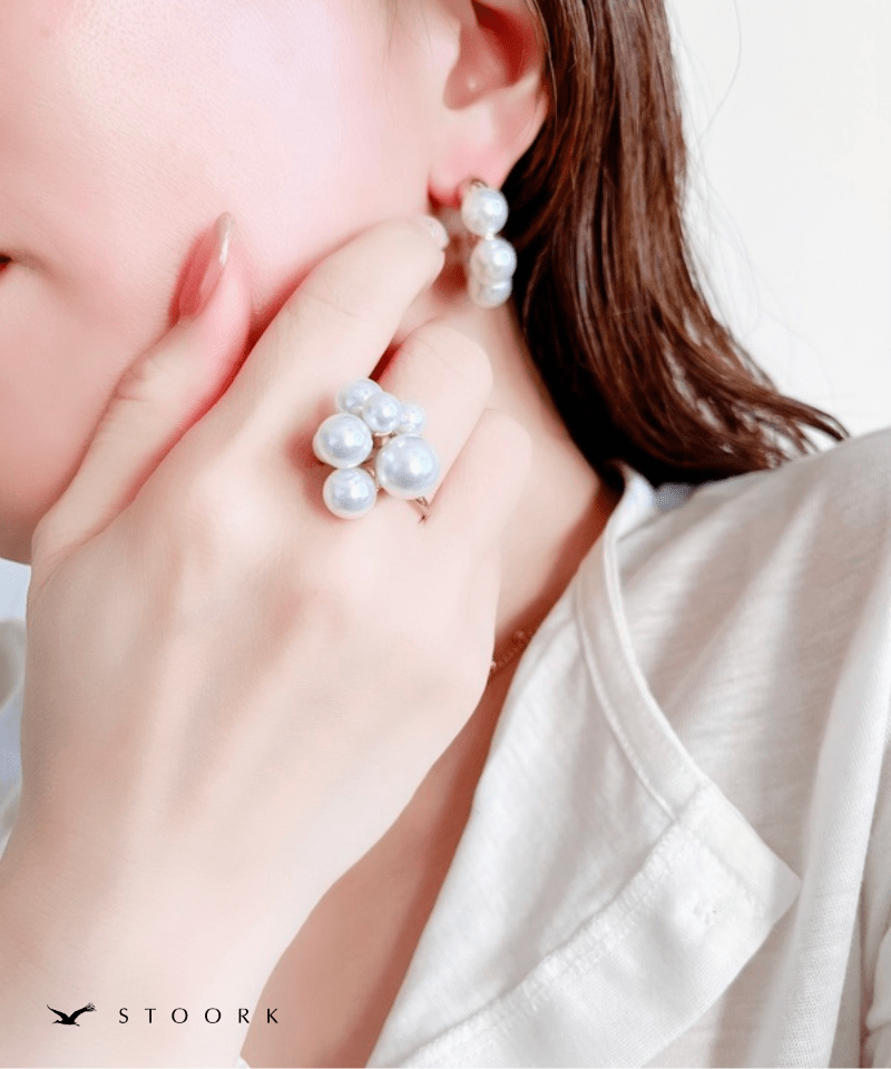 Pearl Bubble Ring - stoork
