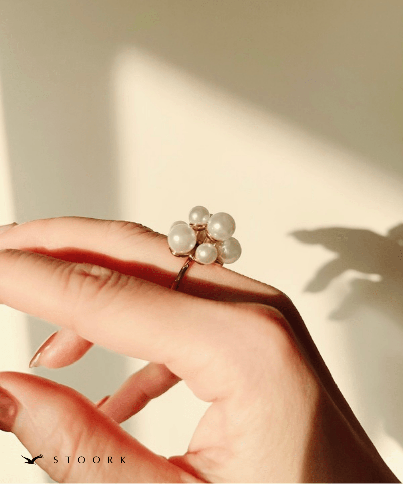 Pearl Bubble Ring - stoork