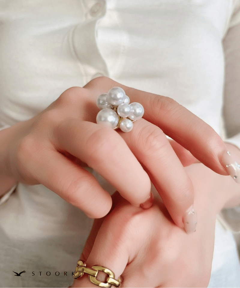 Pearl Bubble Ring - stoork