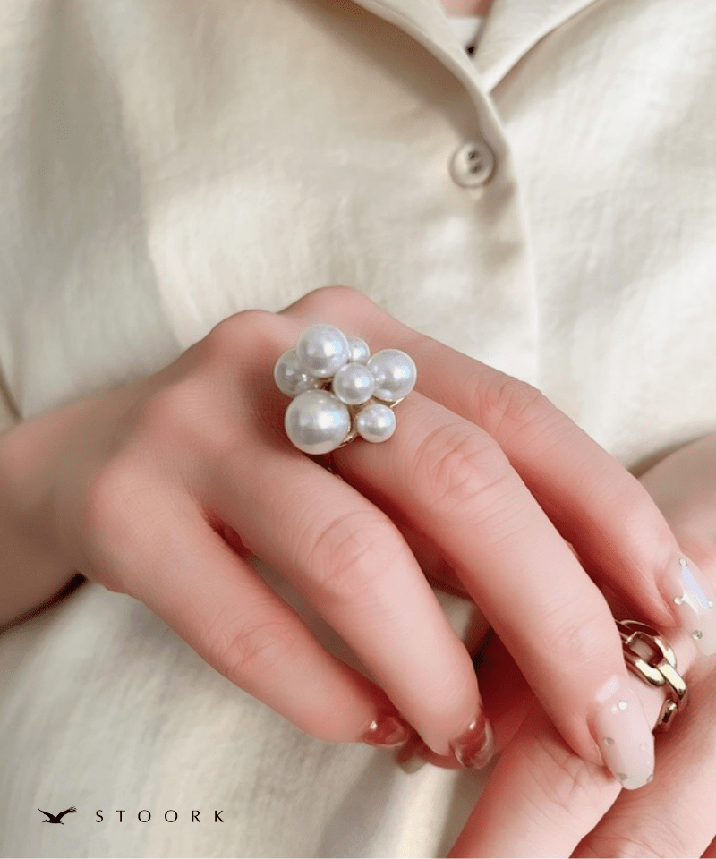 Pearl Bubble Ring - stoork