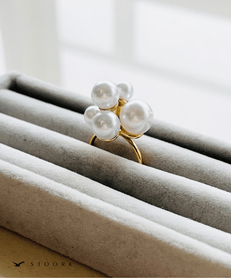 Pearl Bubble Ring - stoork