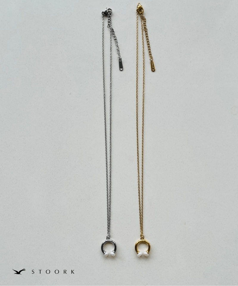 Pearl Horseshoe Necklace - stoork