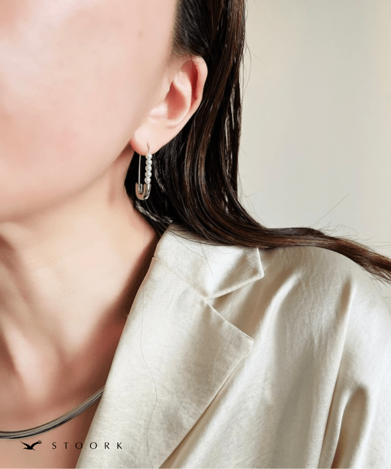 Pearl Pin Clip Pierce - stoork