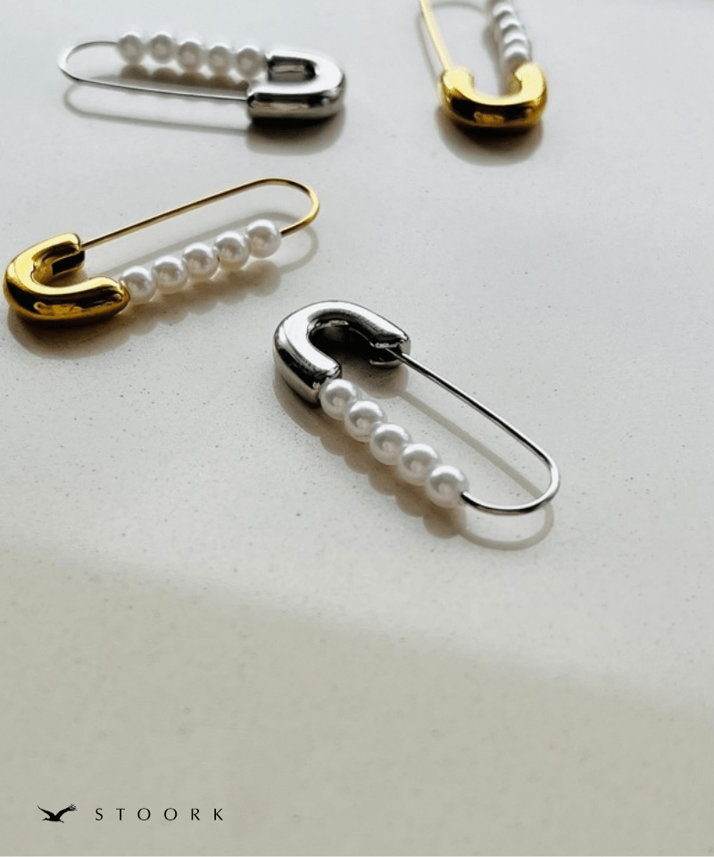 Pearl Pin Clip Pierce - stoork