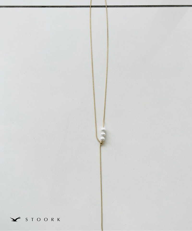 Pearl Slider Necklace - stoork