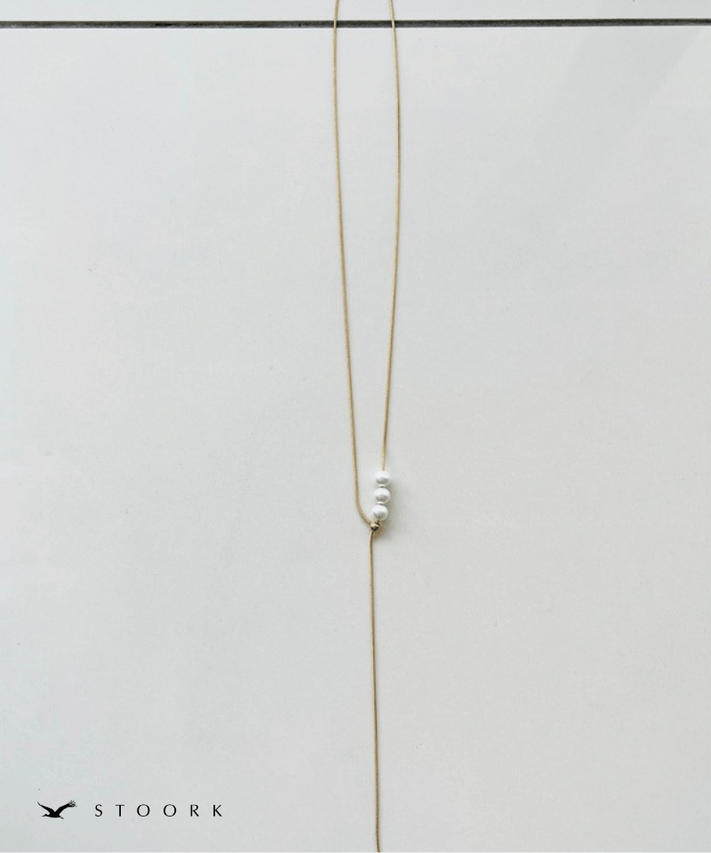 Pearl Slider Necklace - stoork