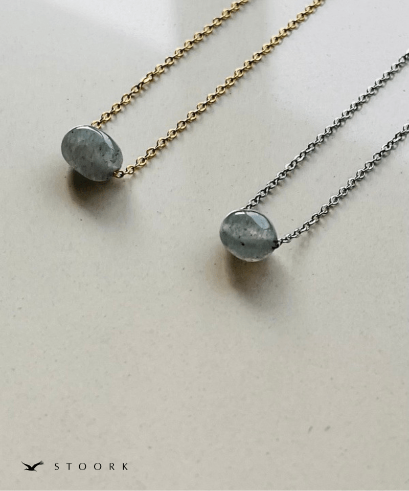 Petite Blue Gem Necklace - stoork