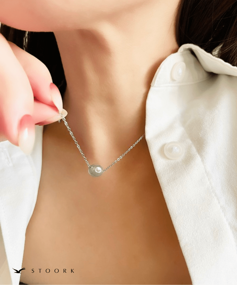 Petite Blue Gem Necklace - stoork
