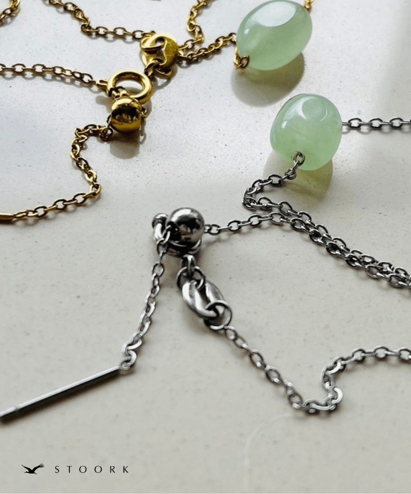 Petite Green Gem Necklace - stoork