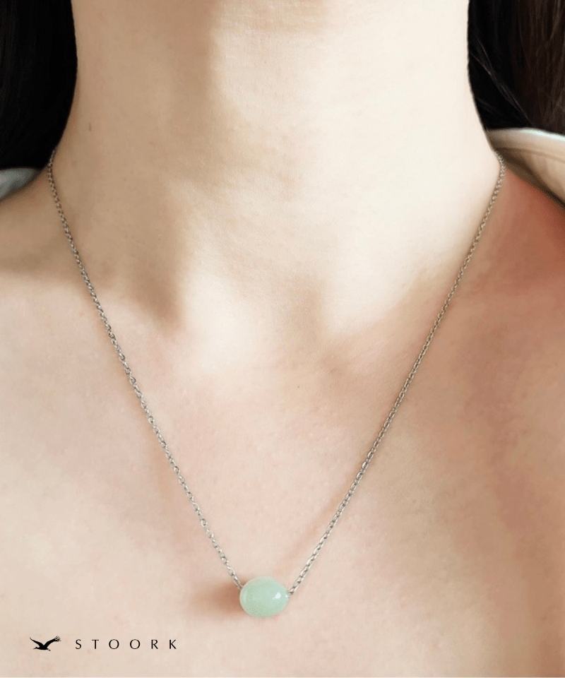 Petite Green Gem Necklace - stoork