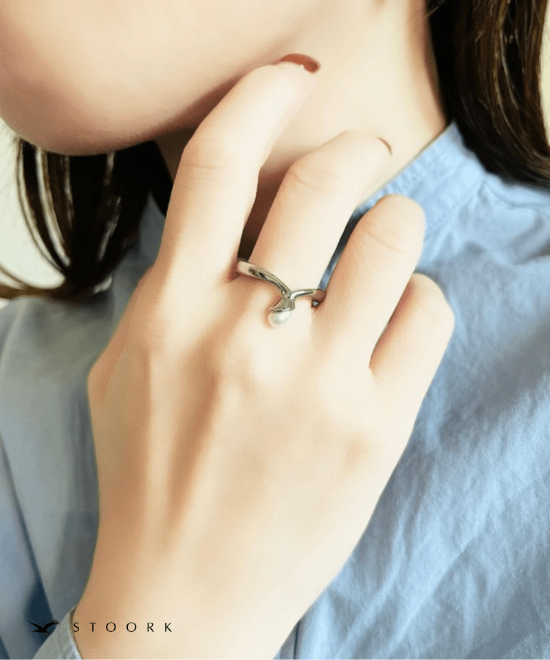 Point Pearl Ring - stoork