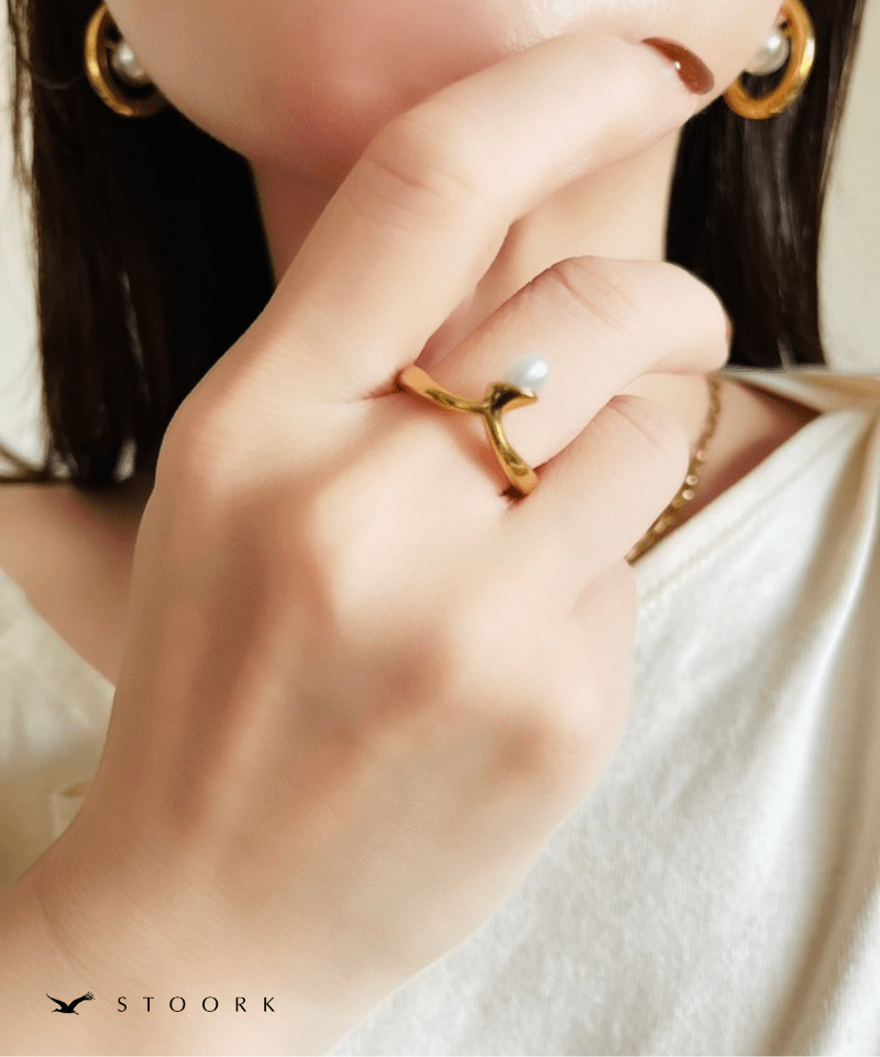 Point Pearl Ring - stoork