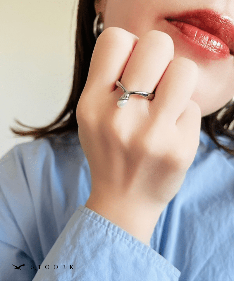 Point Pearl Ring - stoork