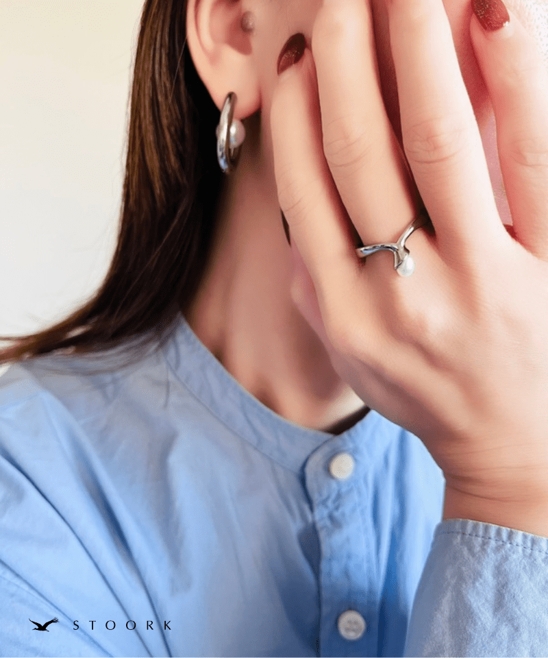 Point Pearl Ring - stoork