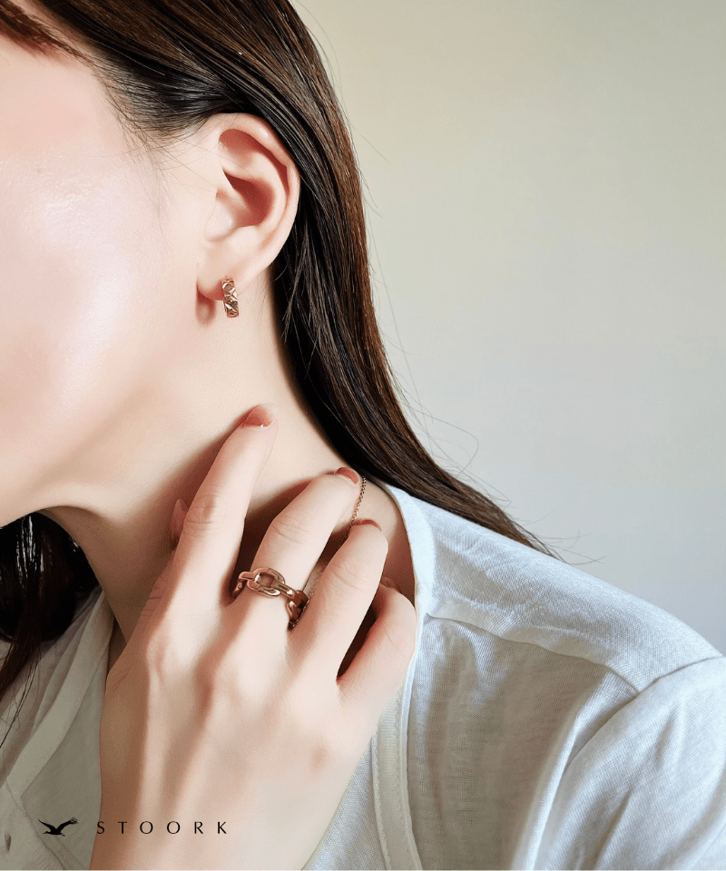 Quilted Mini Hoop Pierce - stoork