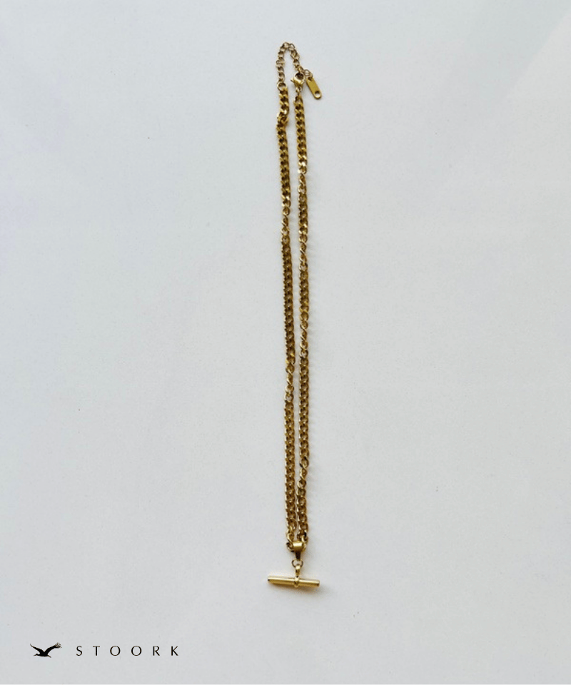 Rod Motif Chain Necklace - stoork