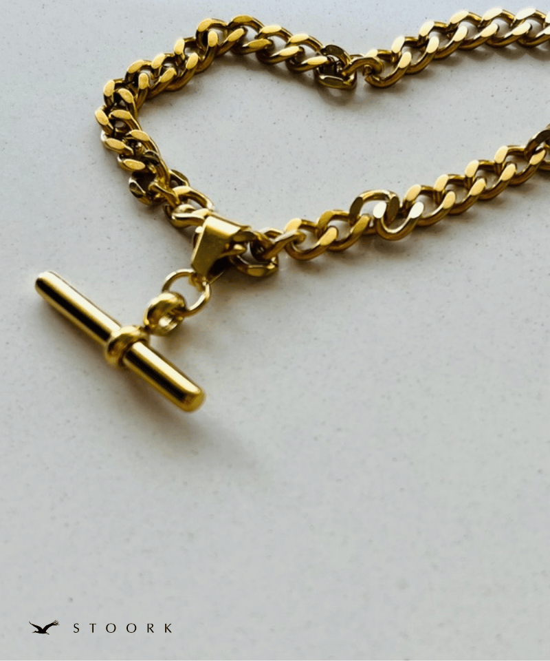 Rod Motif Chain Necklace - stoork