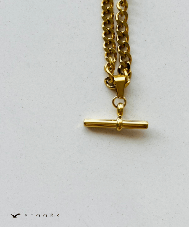 Rod Motif Chain Necklace - stoork