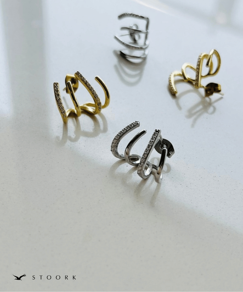 s925 4line Pierce - stoork