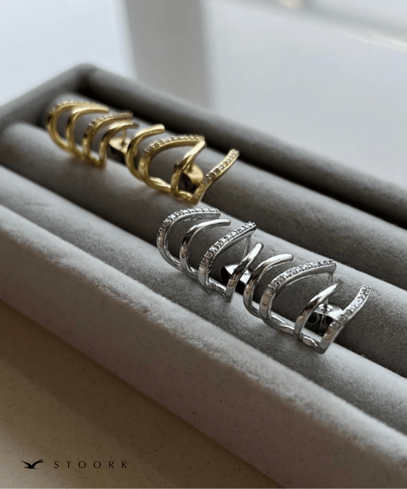 s925 4line Pierce - stoork