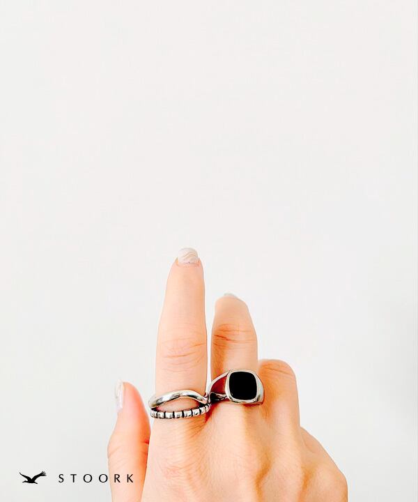 【再入荷】s925 Double Ring - stoork