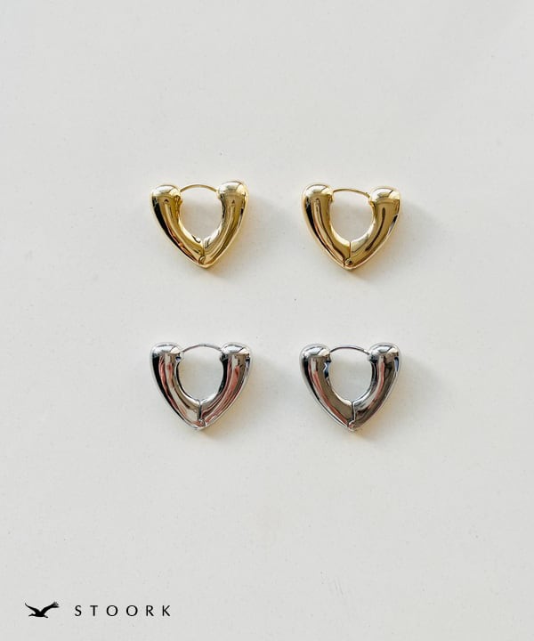【再入荷】s925 Heart Pierce - stoork