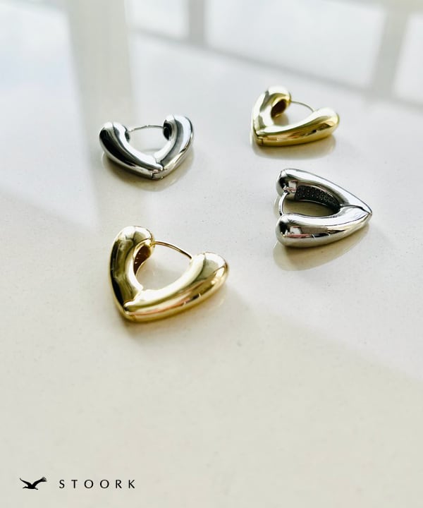 【再入荷】s925 Heart Pierce - stoork