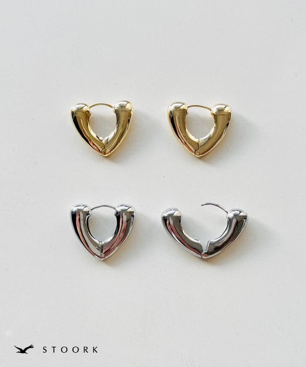 【再入荷】s925 Heart Pierce - stoork