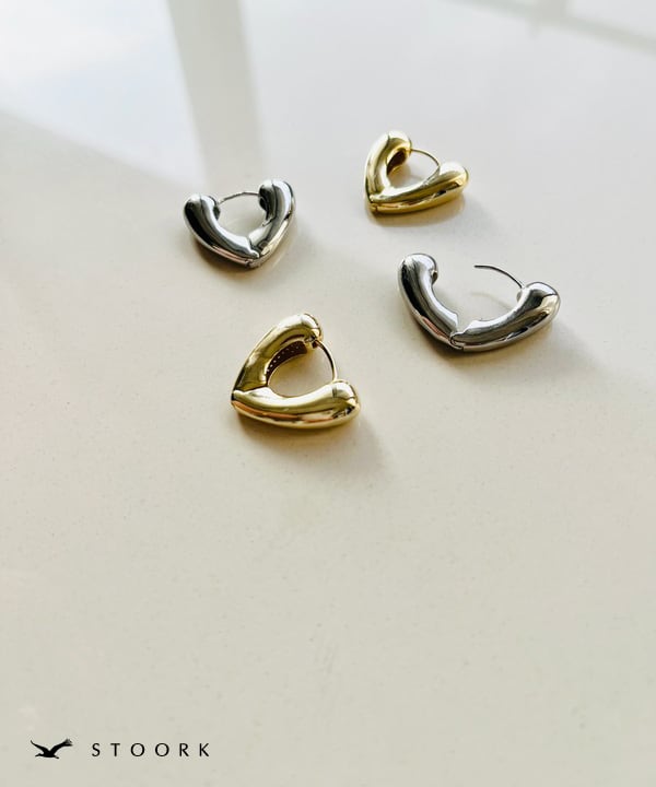 【再入荷】s925 Heart Pierce - stoork
