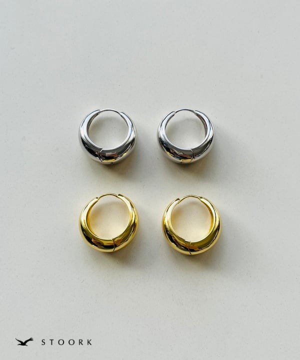 【再入荷】s925 Hoop Pierce_L - stoork