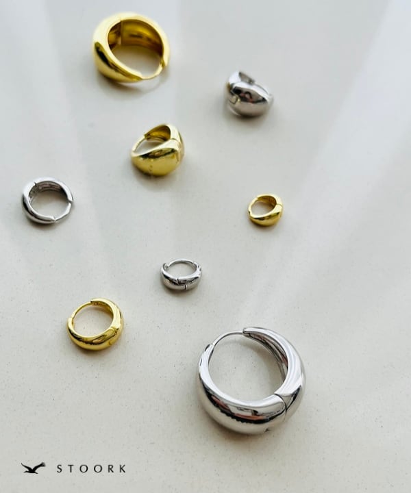 【再入荷】s925 Hoop Pierce_L - stoork