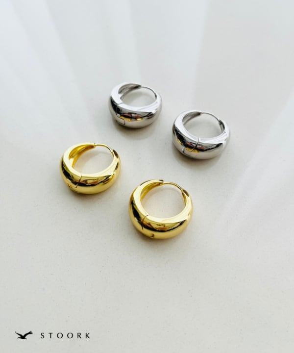 【再入荷】s925 Hoop Pierce_L - stoork