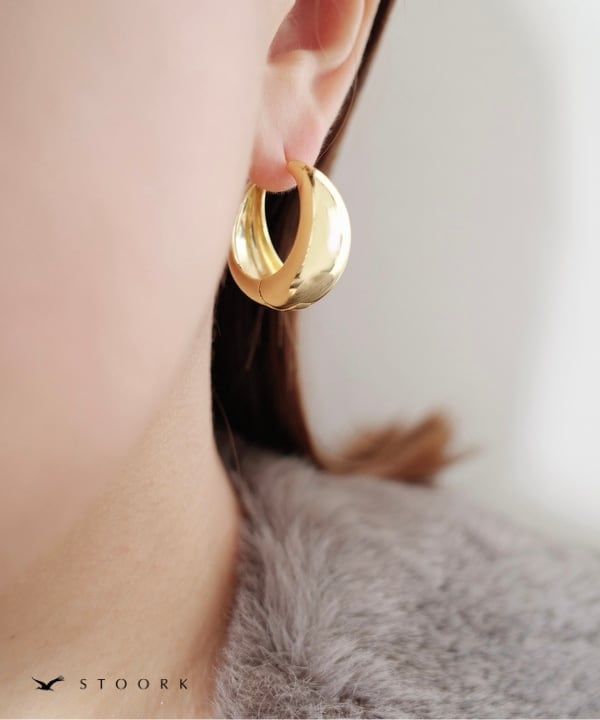 【再入荷】s925 Hoop Pierce_L - stoork