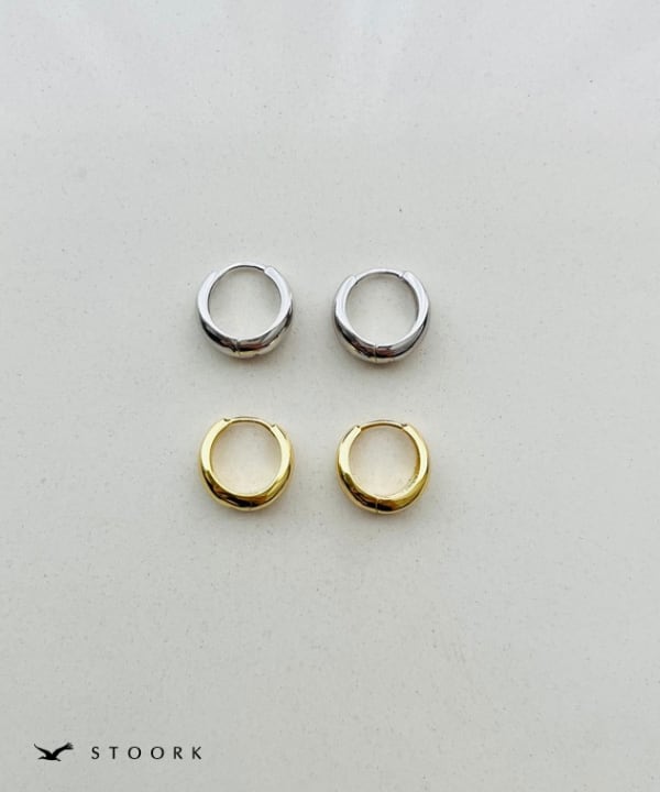 【再入荷】s925 Hoop Pierce_S - stoork