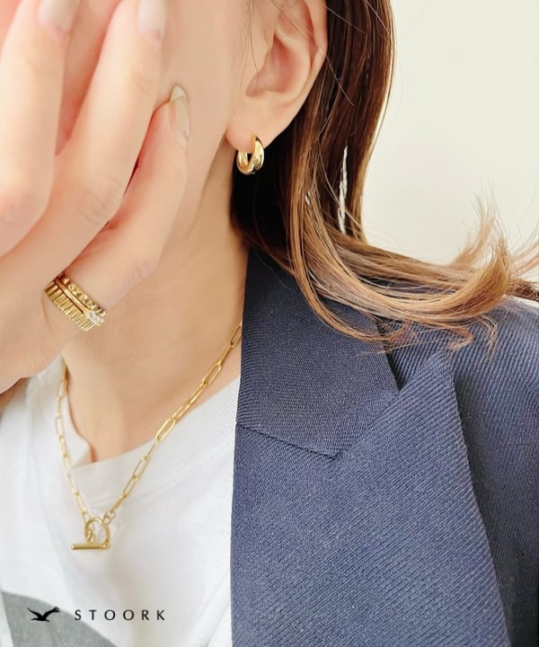 【再入荷】s925 Hoop Pierce_S - stoork