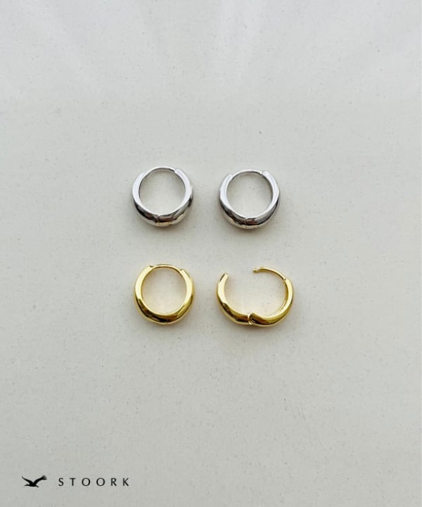 【再入荷】s925 Hoop Pierce_S - stoork