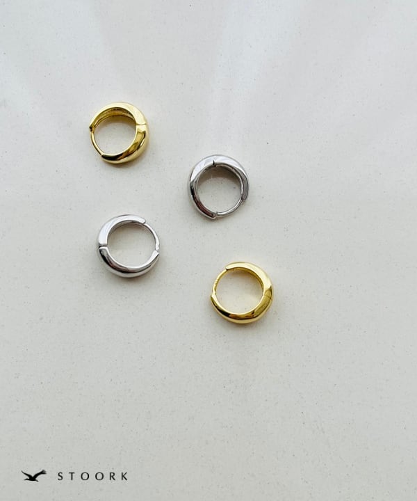 【再入荷】s925 Hoop Pierce_S - stoork